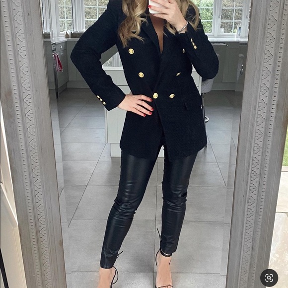 Zara faux leather leggings bloggers fav - Picture 8 of 16